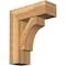 Ekena Millwork Westlake Block Rough Sawn Bracket w/ Offset Brace, Western Red Cedar, 8"W x 22"D x 26"H BKT0806X22X26WTL05RWR - alternate 1
